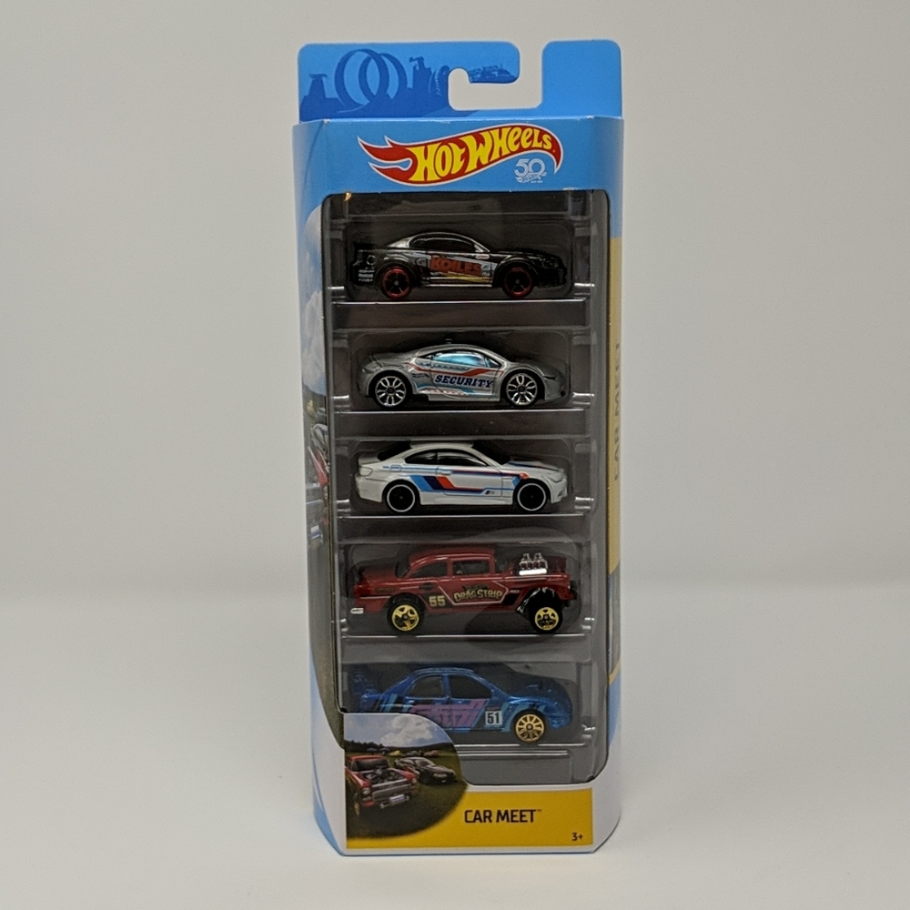 Hot Wheels Car Meet 5 Pack Bel Air Gasser
